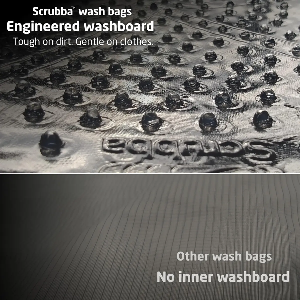 Scrubba Wash Bag Patented Washboard-in-a-Bag™ 5 oz Travel Clothes Washer | Ultra-Portable Travel Laundry Solution - view 5
