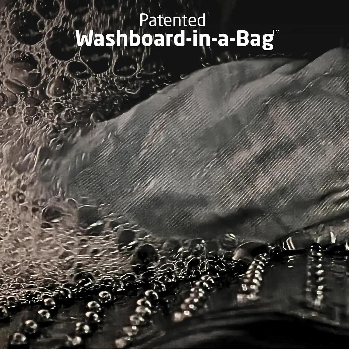 Scrubba Wash Bag Patented Washboard-in-a-Bag™ 5 oz Travel Clothes Washer | Ultra-Portable Travel Laundry Solution - view 3