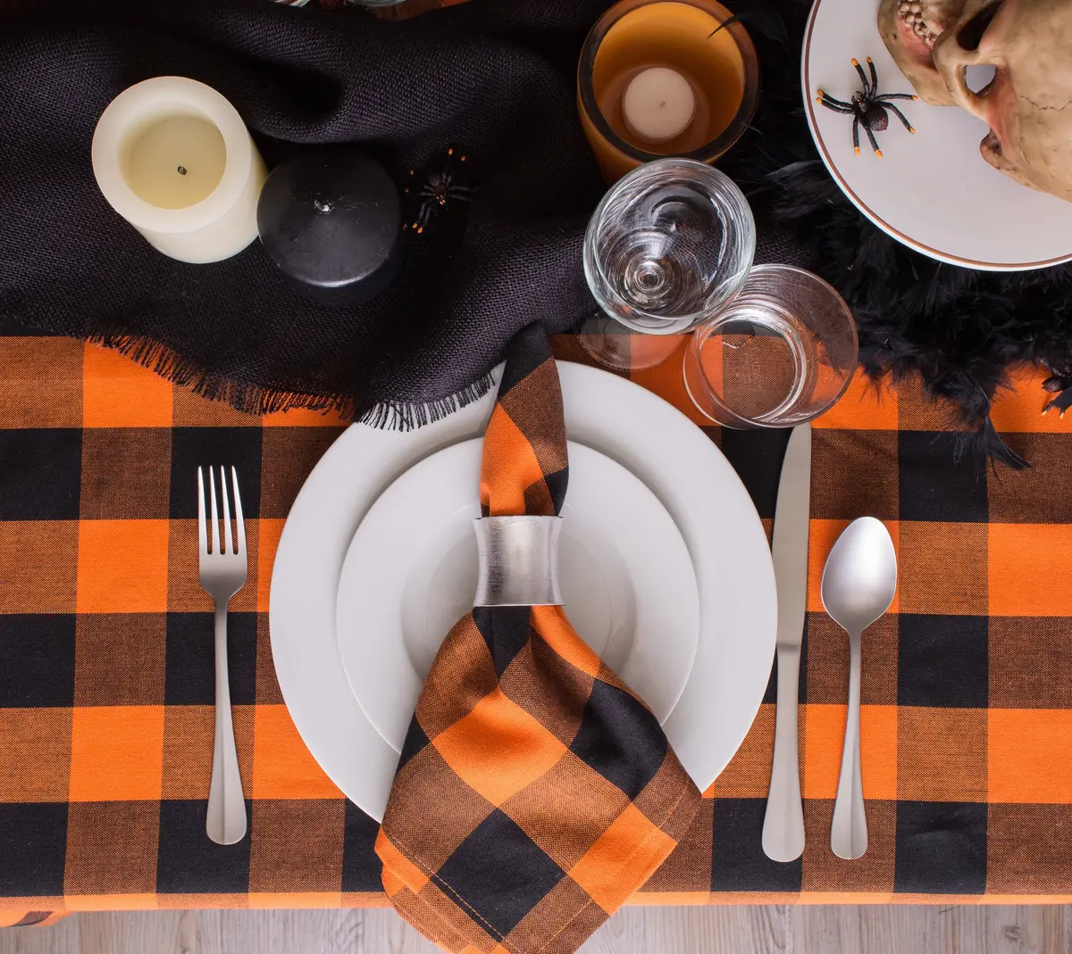 DII Jute Burlap Table Runner 15x74 inches (38x188 cm) | Solid Black - view 7