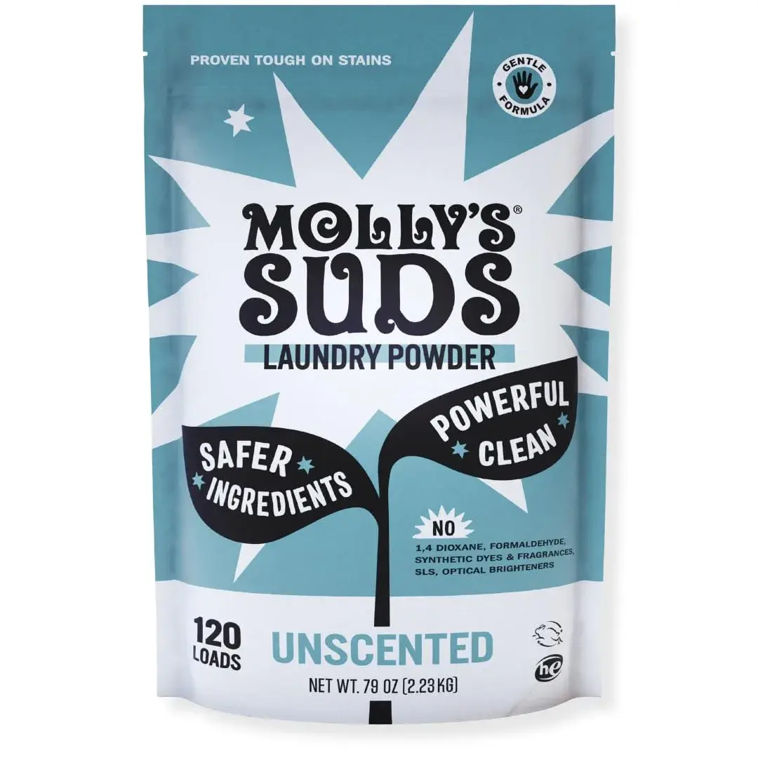 Molly's Suds Original Laundry Detergent Powder 79 oz (2.24 kg) | Concentrated Formula for Sensitive Skin - main product image
