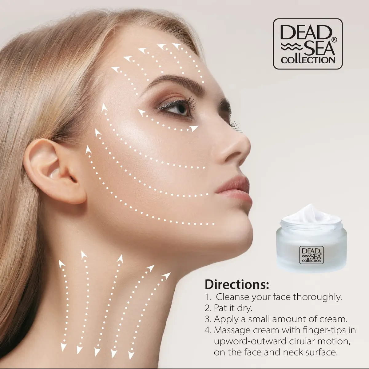 Dead Sea Collection Day Cream for Face with 5% Hyaluronic Acid 1.69 fl. oz | Anti-Aging Moisturizer for All Skin Types - view 8
