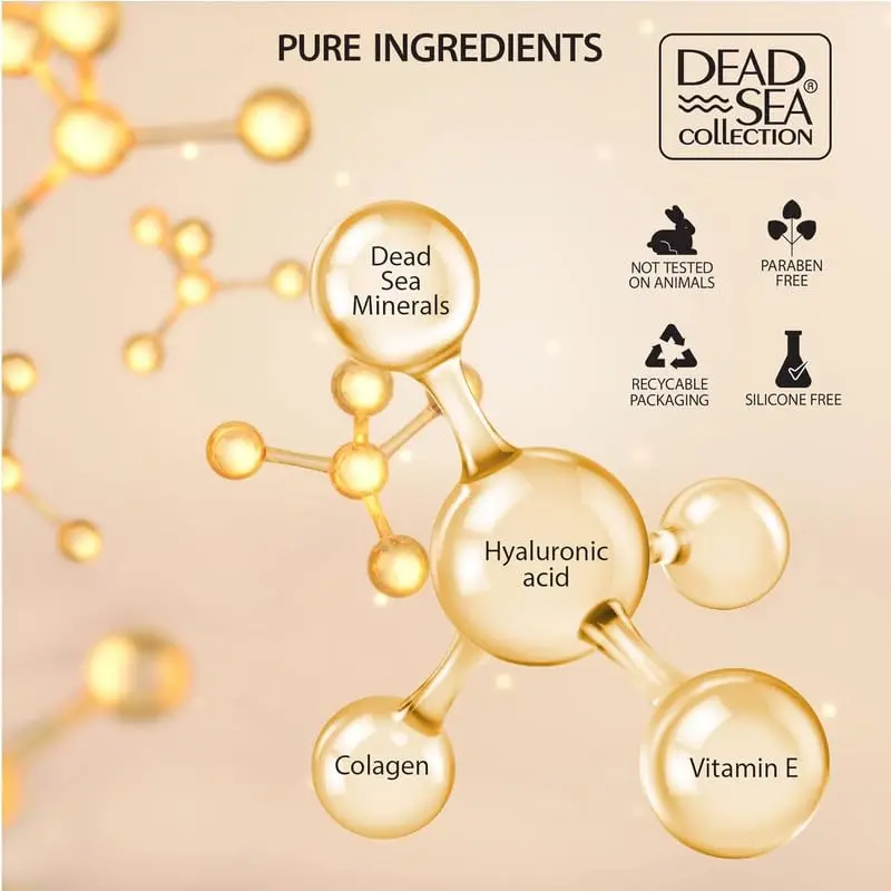 Dead Sea Collection Day Cream for Face with 5% Hyaluronic Acid 1.69 fl. oz | Anti-Aging Moisturizer for All Skin Types - view 2