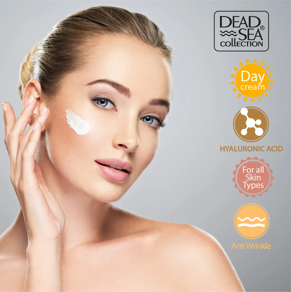 Dead Sea Collection Day Cream for Face with 5% Hyaluronic Acid 1.69 fl. oz | Anti-Aging Moisturizer for All Skin Types - view 5
