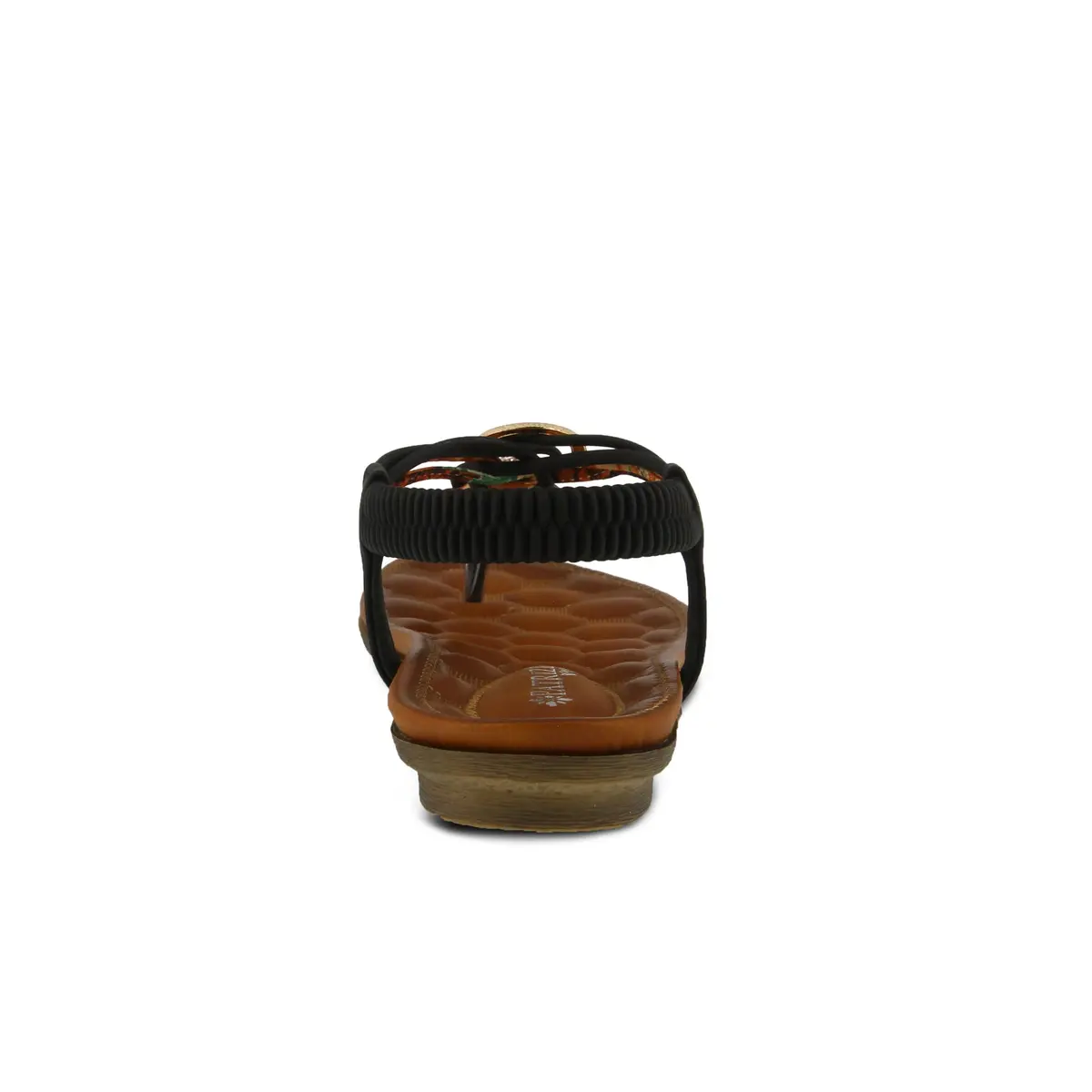 PATRIZIA Gadelina Embellished T-strap Sandal | Rhinestone & Elastic Heel | US 7.5-8 - view 7