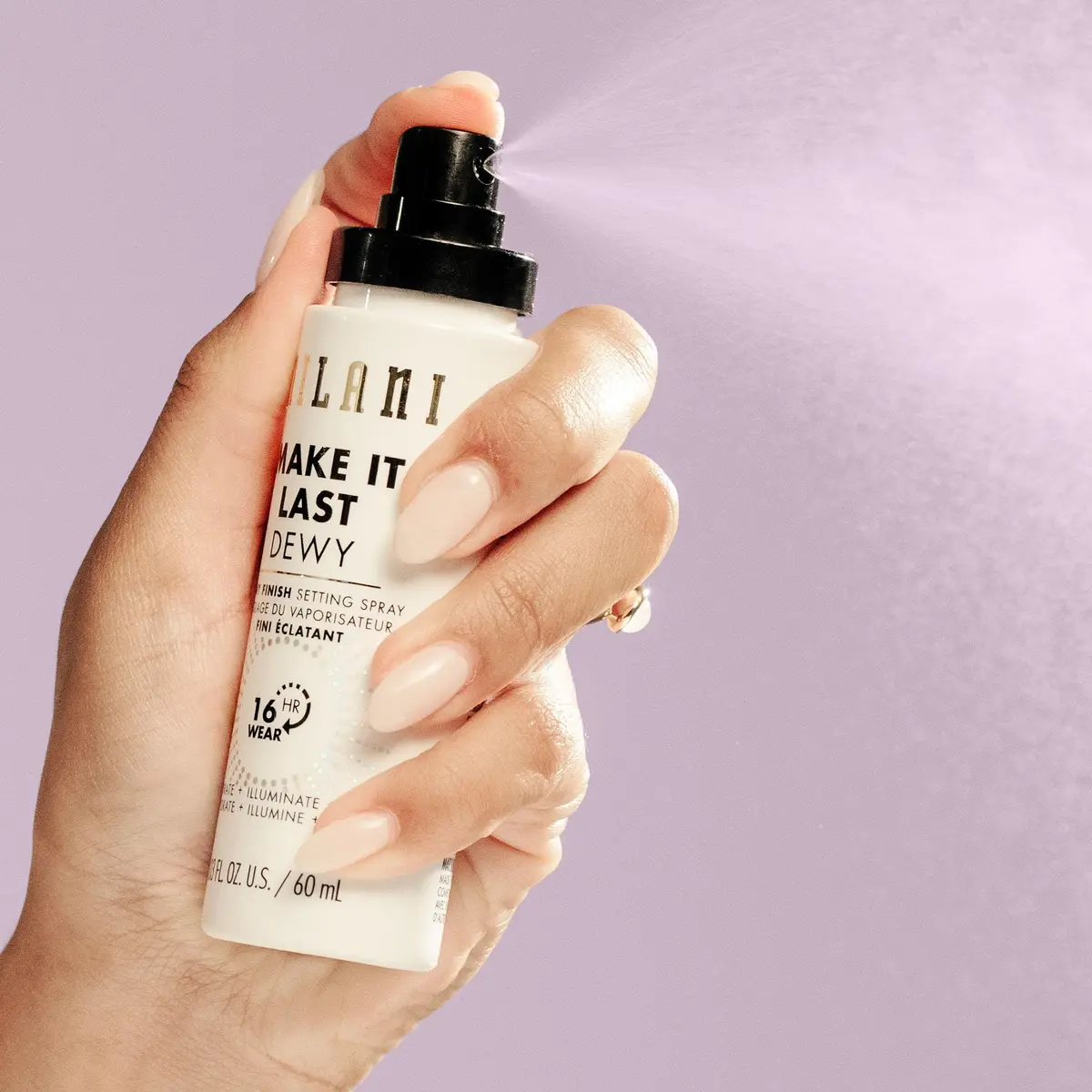 Milani Make It Last Dewy Setting Spray 60ml (2 Fl Oz) | Hydrates, Illuminates, Sets Makeup Up To 16 Hours - view 6