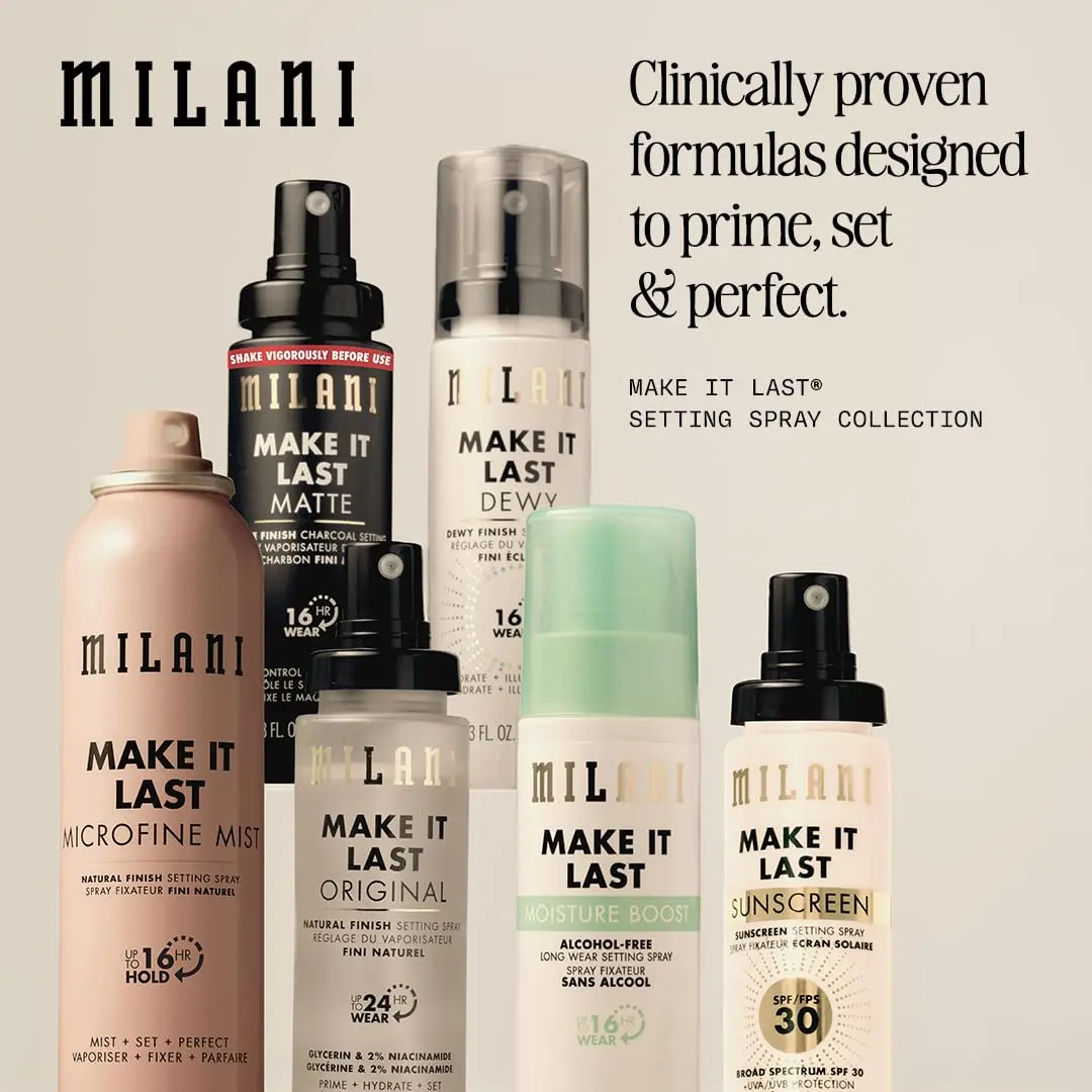 Milani Make It Last Dewy Setting Spray 60ml (2 Fl Oz) | Hydrates, Illuminates, Sets Makeup Up To 16 Hours - view 9