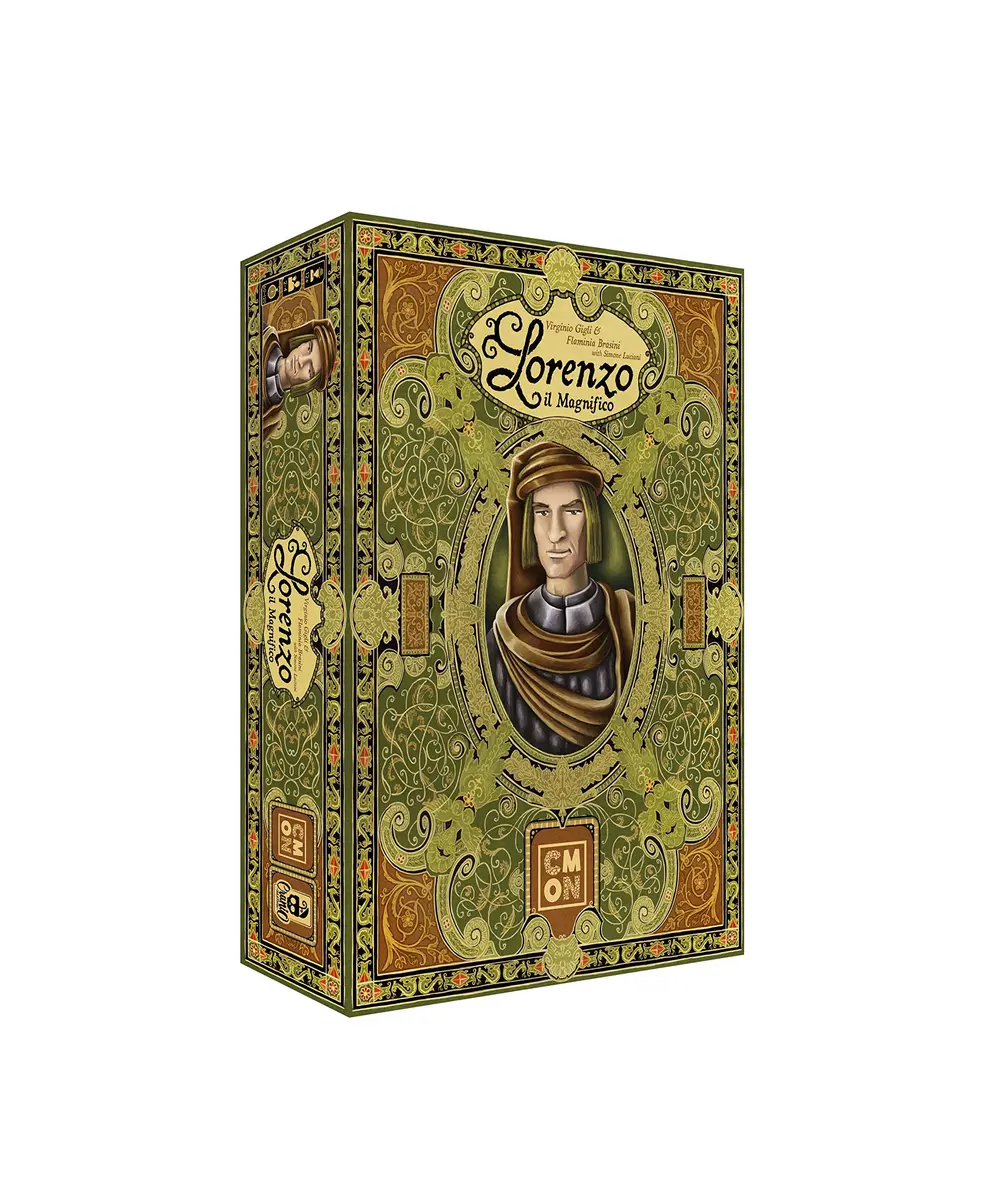 CMON Lorenzo Il Magnifico Board Game | Renaissance Race Strategy for 2-4 Players (12.4 inches Large) - main product image