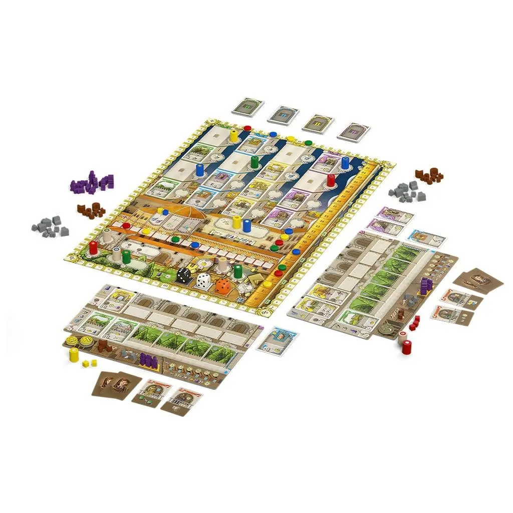 CMON Lorenzo Il Magnifico Board Game | Renaissance Race Strategy for 2-4 Players (12.4 inches Large) - view 2