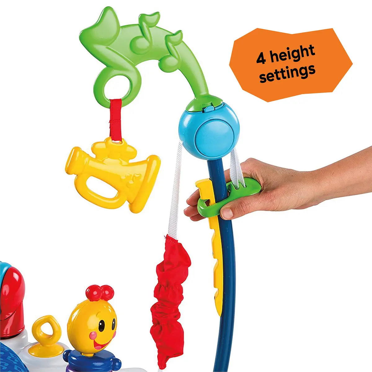 Baby Einstein Neighborhood Symphony Activity Jumper with Lights and Melodies, 6 Months+ | 5.72 kg (12.6 lbs) - view 3