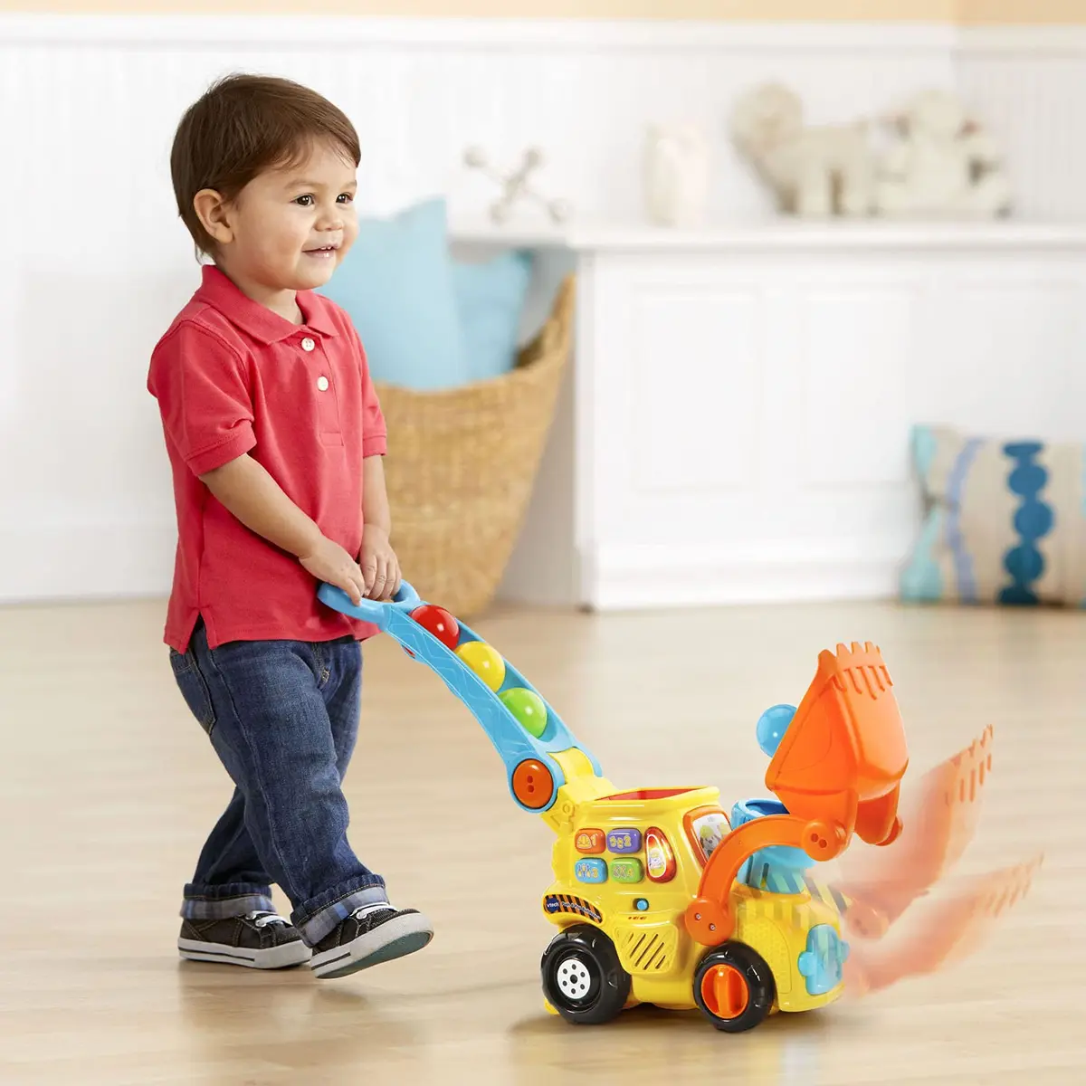 VTech Push & Pop Bulldozer | Motor Skills & Color Learning Toy for Toddlers - view 5
