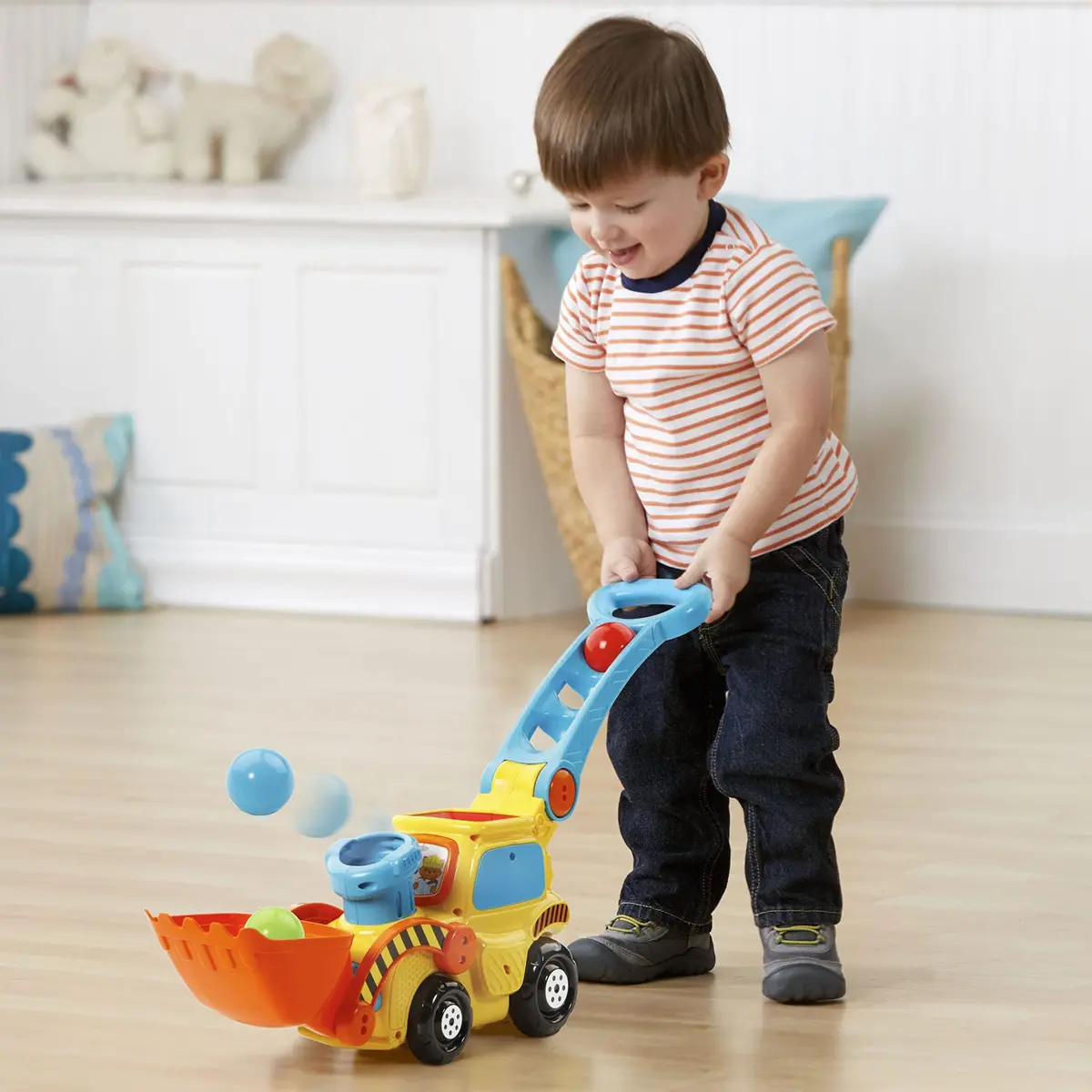 VTech Push & Pop Bulldozer | Motor Skills & Color Learning Toy for Toddlers - view 8