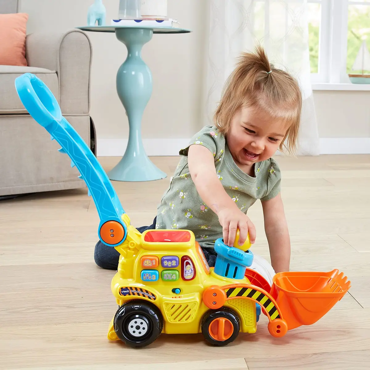 VTech Push & Pop Bulldozer | Motor Skills & Color Learning Toy for Toddlers - view 9