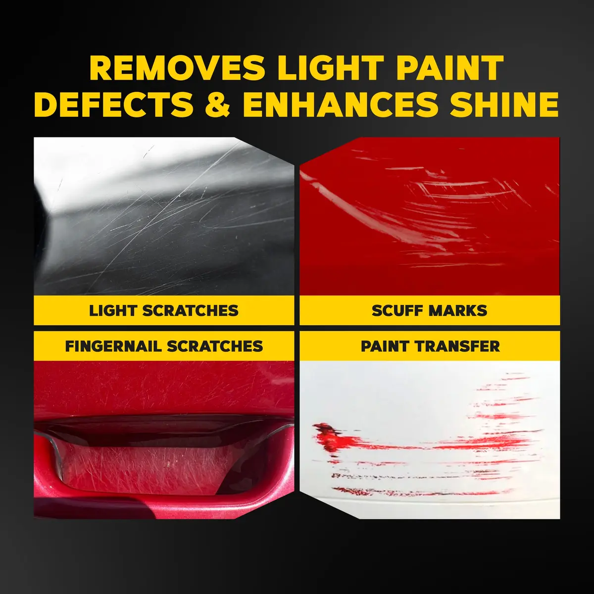 Meguiar's Quik Scratch Eraser Kit, Car Scratch Remover, 4 Piece Kit | Erase Light Scratches & Scuffs - view 3