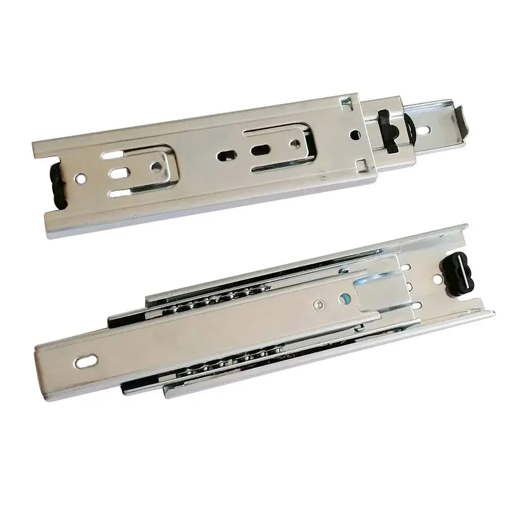 Btibpse 6 Inch Full Extension Drawer Slides Telescopic Ball Bearing Slide Rail 1 Pair (15.24 cm / 6 inch) - main product image
