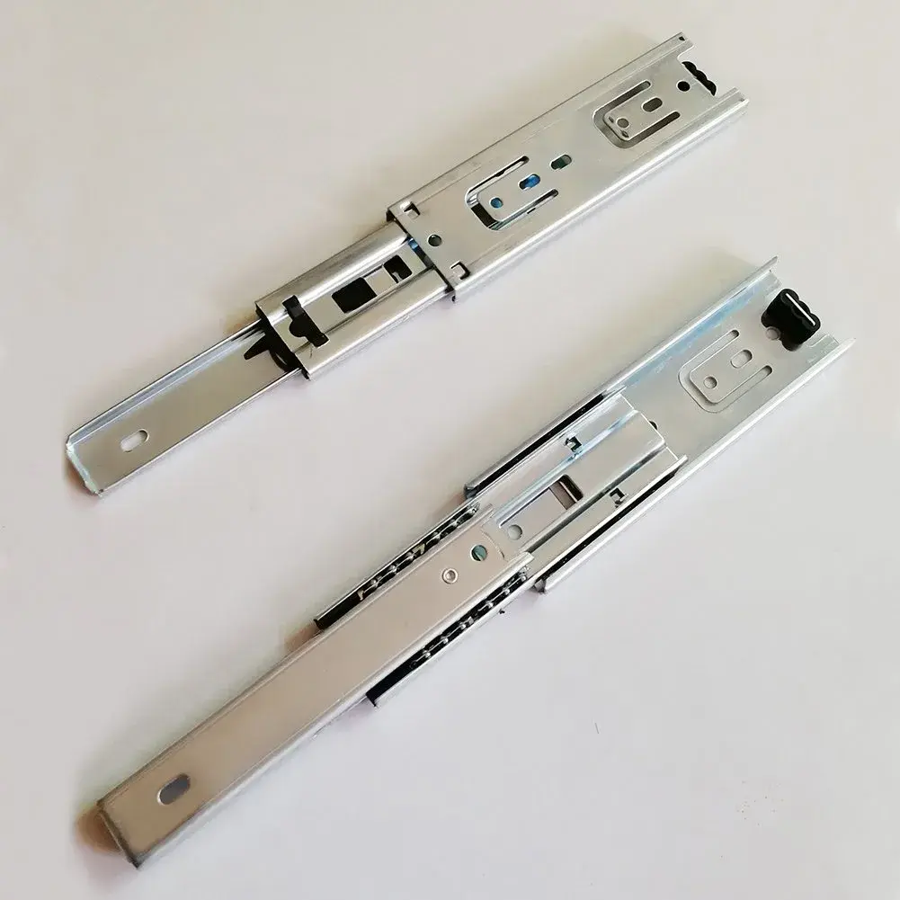 Btibpse 6 Inch Full Extension Drawer Slides Telescopic Ball Bearing Slide Rail 1 Pair (15.24 cm / 6 inch) - view 7