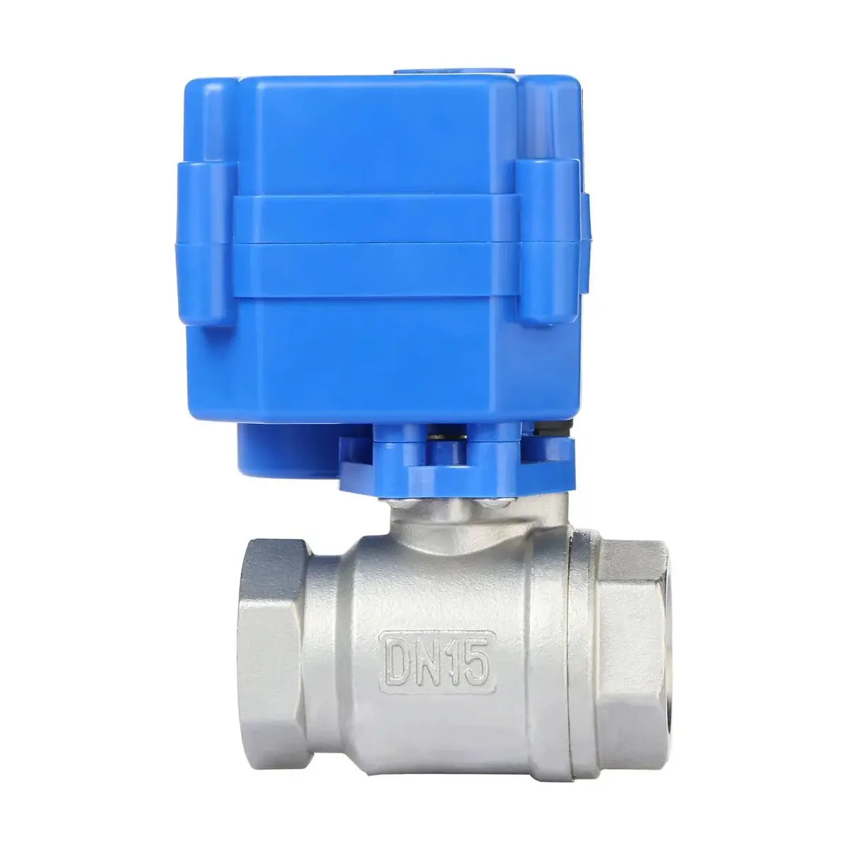 U.S. Solid Motorized Ball Valve 1/2" (15mm) NSF Certified 304SS Full Port, 9-24V AC/DC Auto Return - view 9