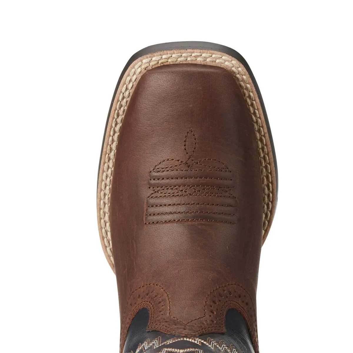 ARIAT Tycoon Western Boot Brazen Brown/Arizona Sky 6 | Premium Full-Grain Leather, Water-Resistant, Comfortable Fit - view 4