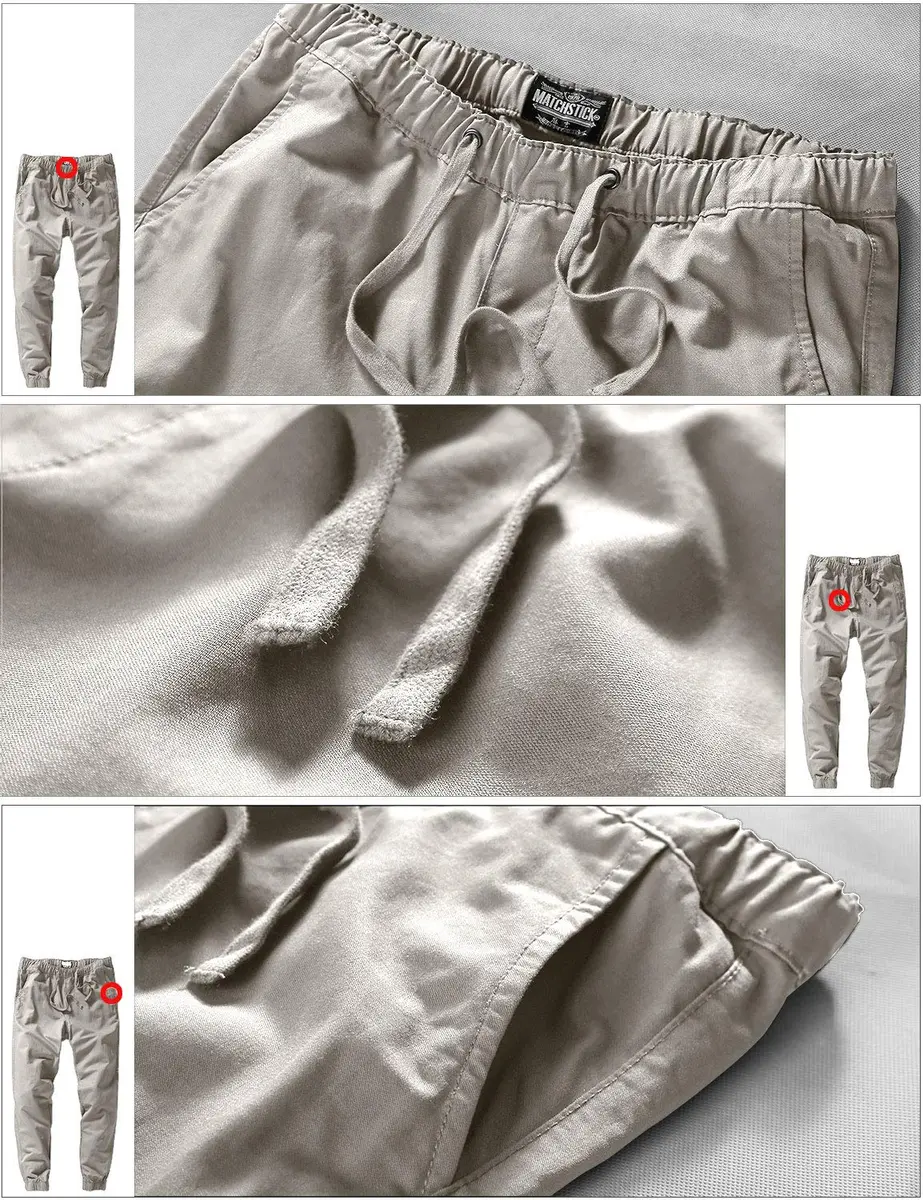 Match Men's Jogger Pant 38 | Comfortable Tapered Style, Silver Gray - view 5