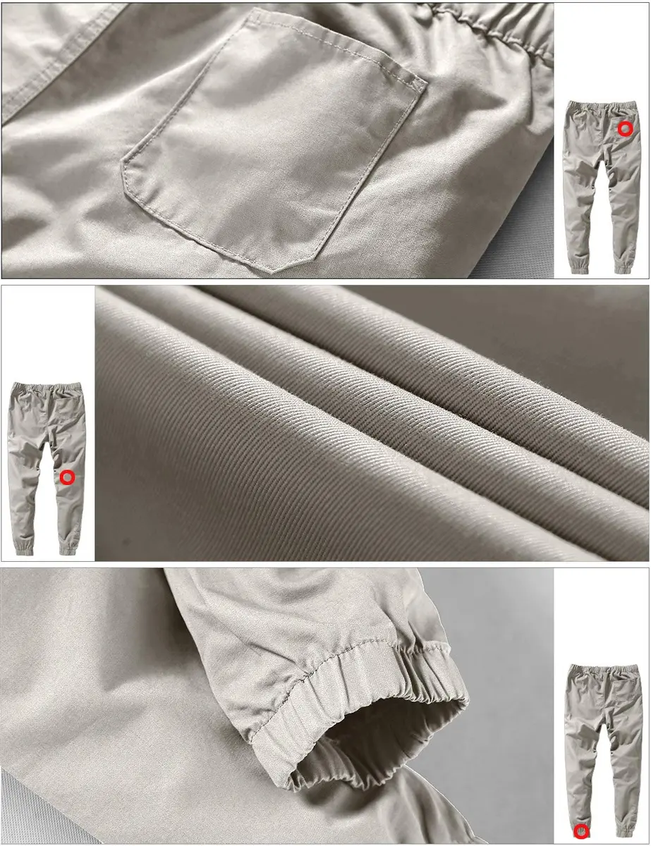 Match Men's Jogger Pant 38 | Comfortable Tapered Style, Silver Gray - view 6