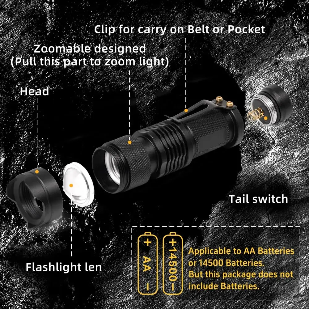 WAYLLSHINE 1-Mode Red LED Flashlight 9cm (3.5in) | Astronomy & Wildlife Observation - view 7