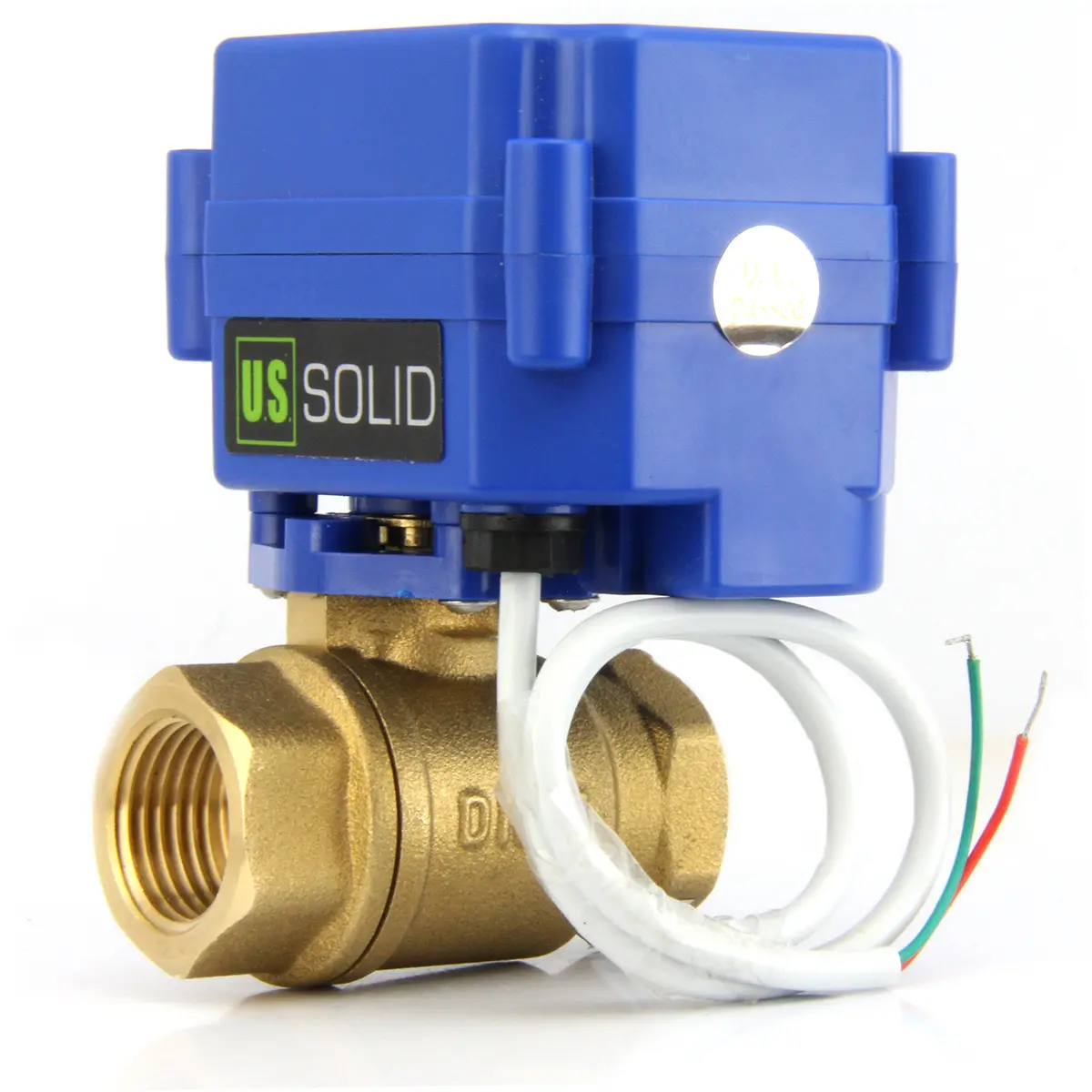 U.S. Solid Motorized Brass Ball Valve 1/2" (12.7mm) NPT, Normally Closed, 9-24V AC/DC, IP65 Rated | Industrial Automation & Home Projects - view 4