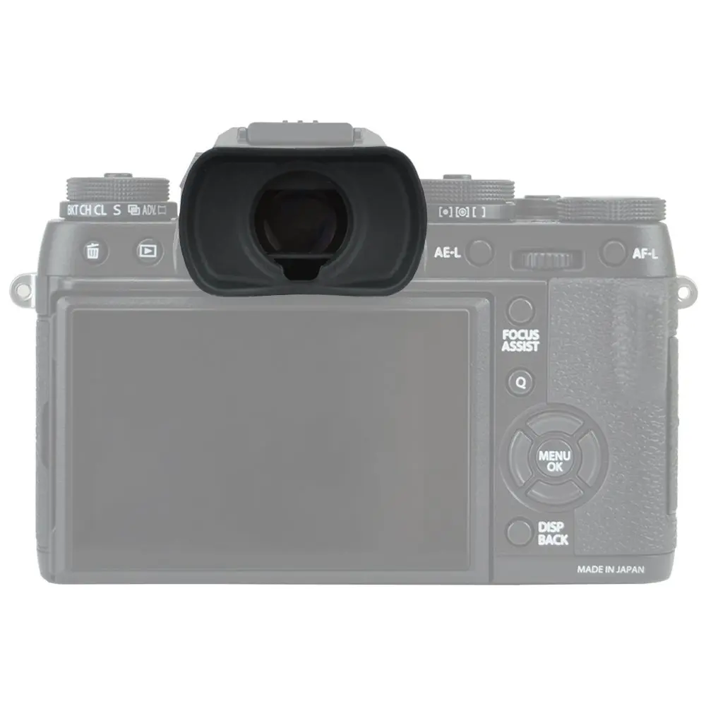 JJC EF-XTL Eyecup for Fujifilm X-H2S, GFX 100S, X-T5, X-T4, X-T3, X-T2, X-T1 Cameras | Prevents Flare & Protects Eyeglasses - view 4