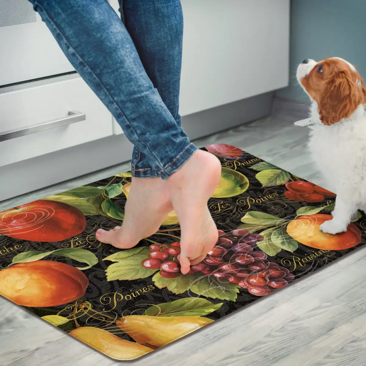 CounterArt Gourmet Fruit Comfort Kitchen Floor Mat 76cm x 51cm (30" x 20") | Reduces Standing Fatigue - view 6