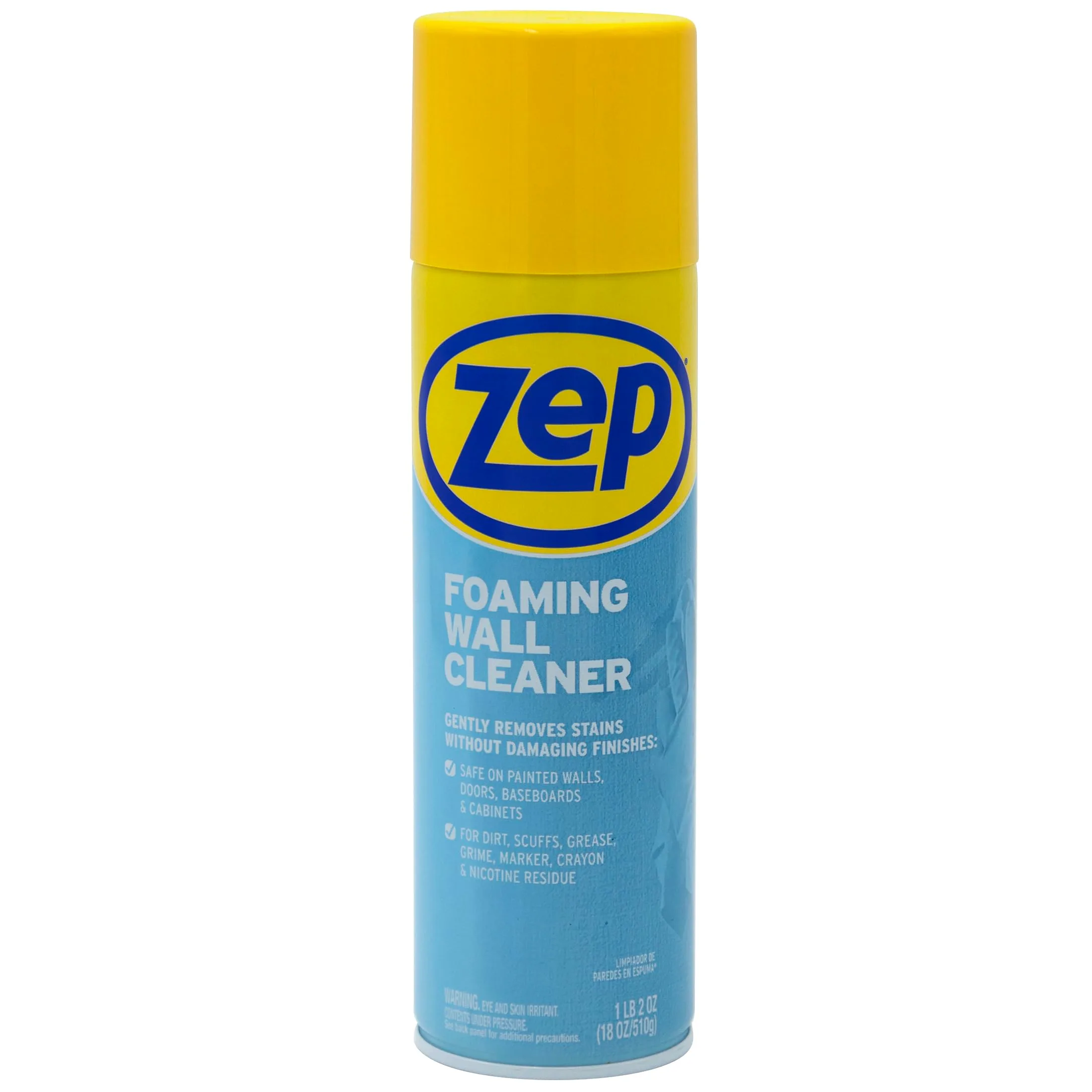 Zep Foaming Wall Cleaner, 18 oz (532 ml) | Scrub-Free Formula for Walls & Trim - main product image