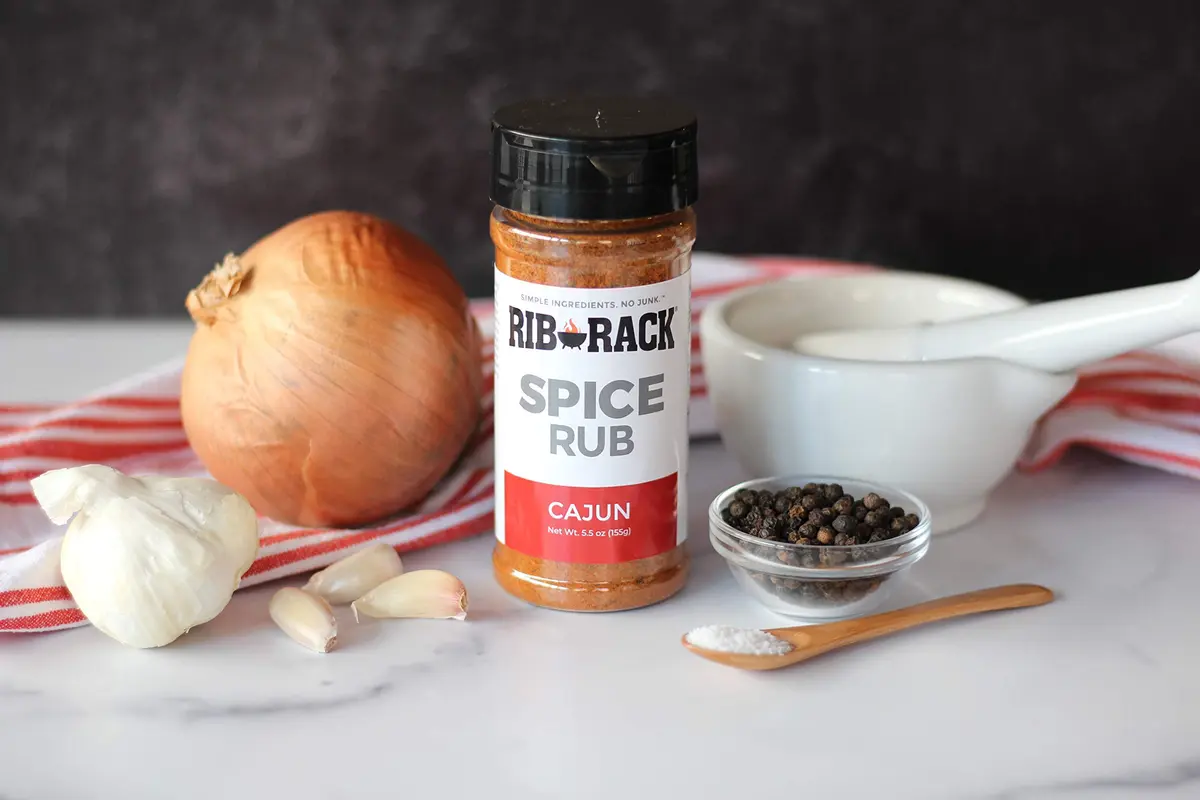 Rib Rack Dry Spice Rub - Cajun, 5.5 oz. | All Natural Meat Seasoning for BBQ, Grill, Smoker - view 2