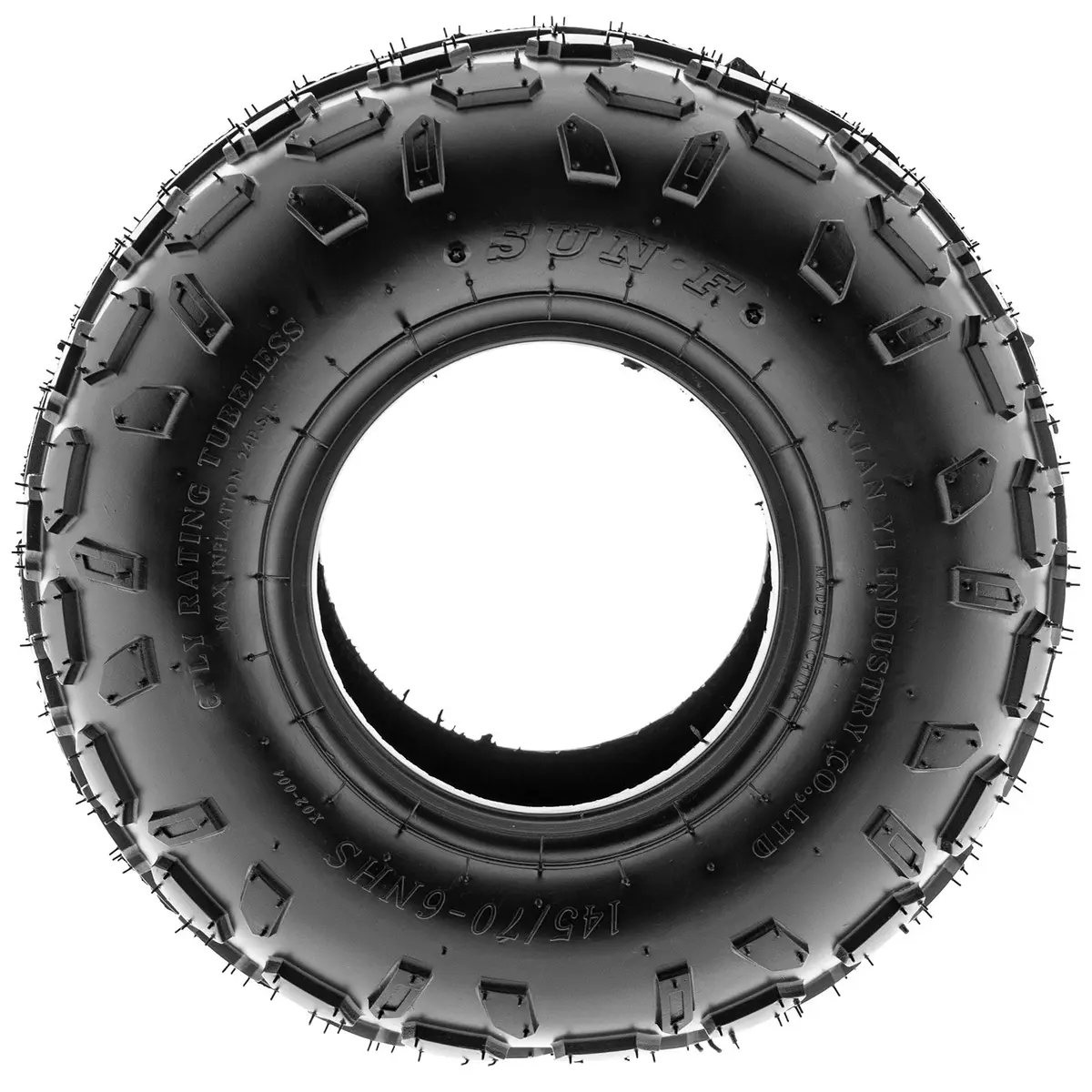 SUNF 145/70-6 Tubeless 6 Ply ATV Tire | All-Terrain Traction & Rugged Durability - view 5