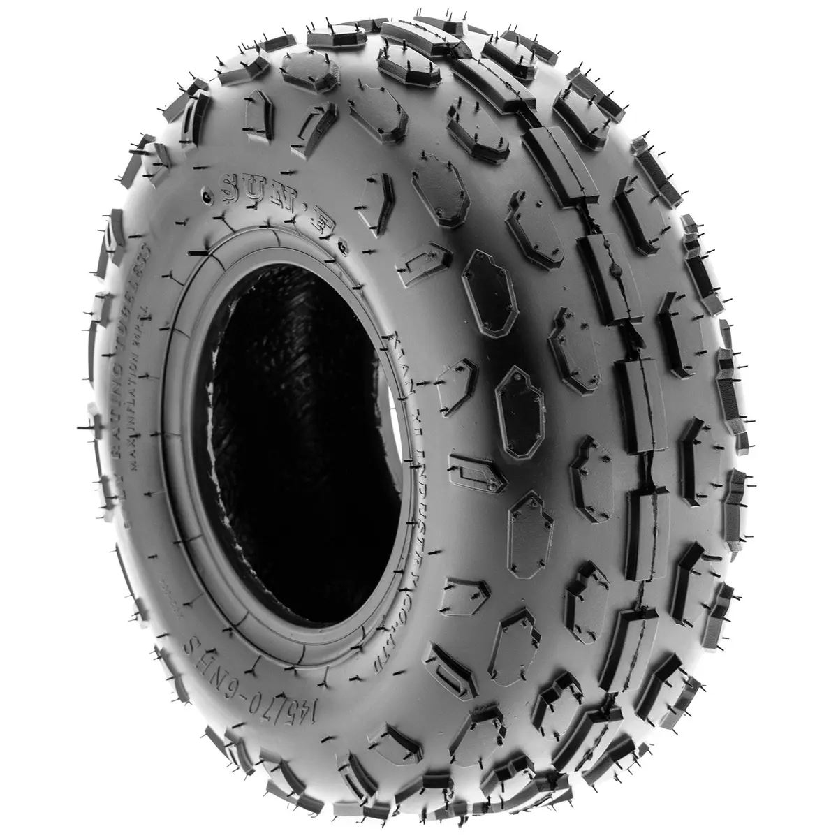 SUNF 145/70-6 Tubeless 6 Ply ATV Tire | All-Terrain Traction & Rugged Durability - view 7