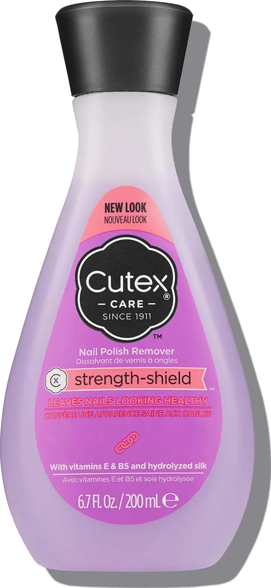 Cutex Strength Shield Nail Polish Remover 200ml (6.7 Fl Oz) | Fast Acting & Healthy Nails - main product image