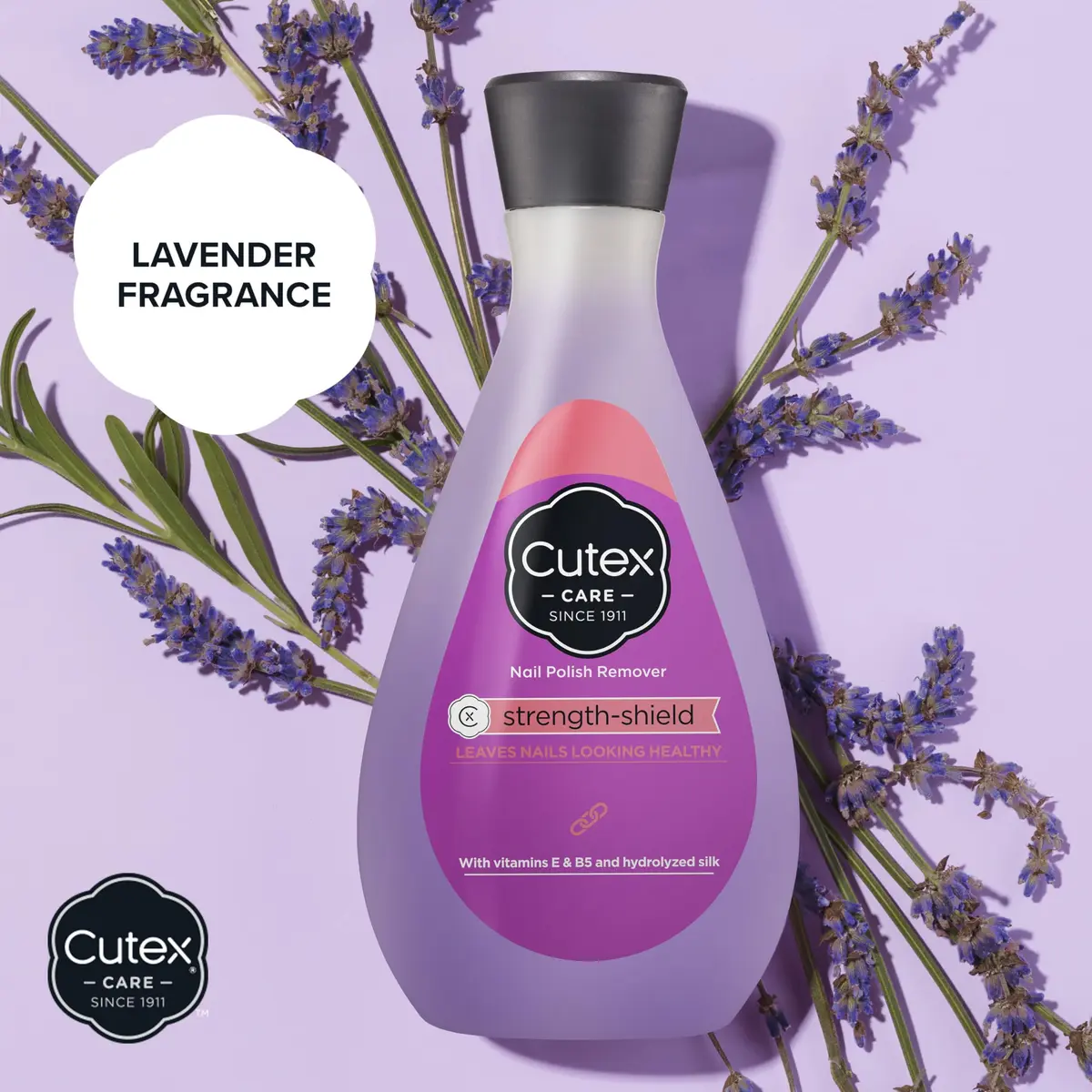 Cutex Strength Shield Nail Polish Remover 200ml (6.7 Fl Oz) | Fast Acting & Healthy Nails - view 5