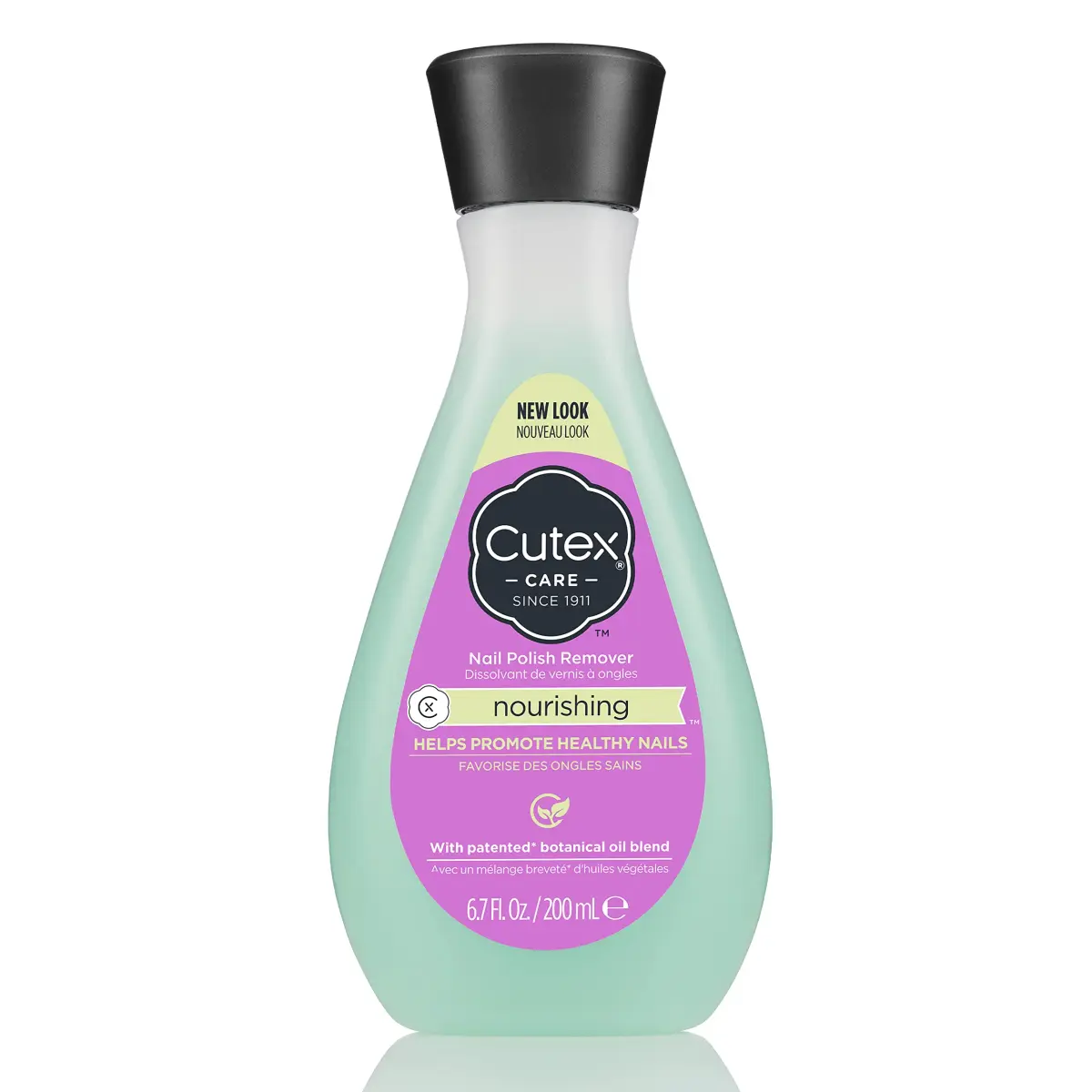 Cutex Nourishing Nail Polish Remover 200ml (6.76 Fl Oz) | Vitamin E & Apricot Oil Enriched - main product image