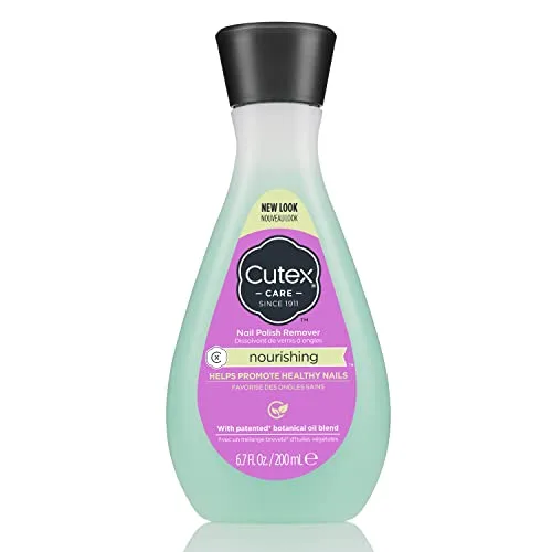 Cutex Nourishing Nail Polish Remover with Vitamin E & Oils, 200ml (6.7 Fl Oz) | Leaves Nails Healthy & Non-Dry - main product image