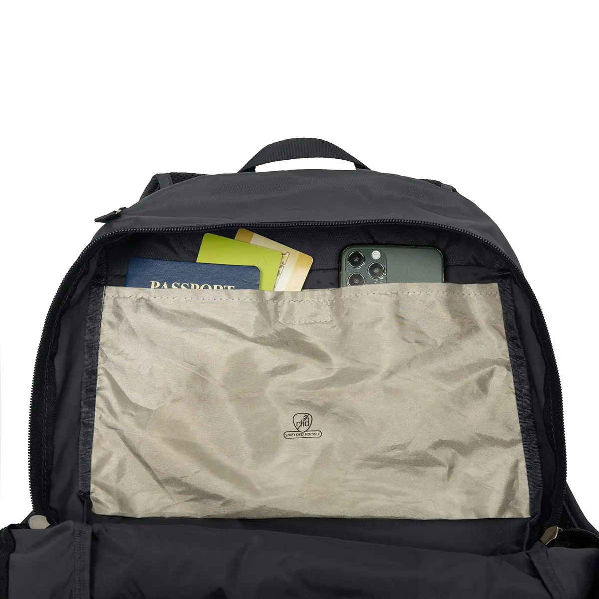 Travelon Anti-Theft Active Packable Backpack Black | 18.5 L (0.52 m³) - view 7