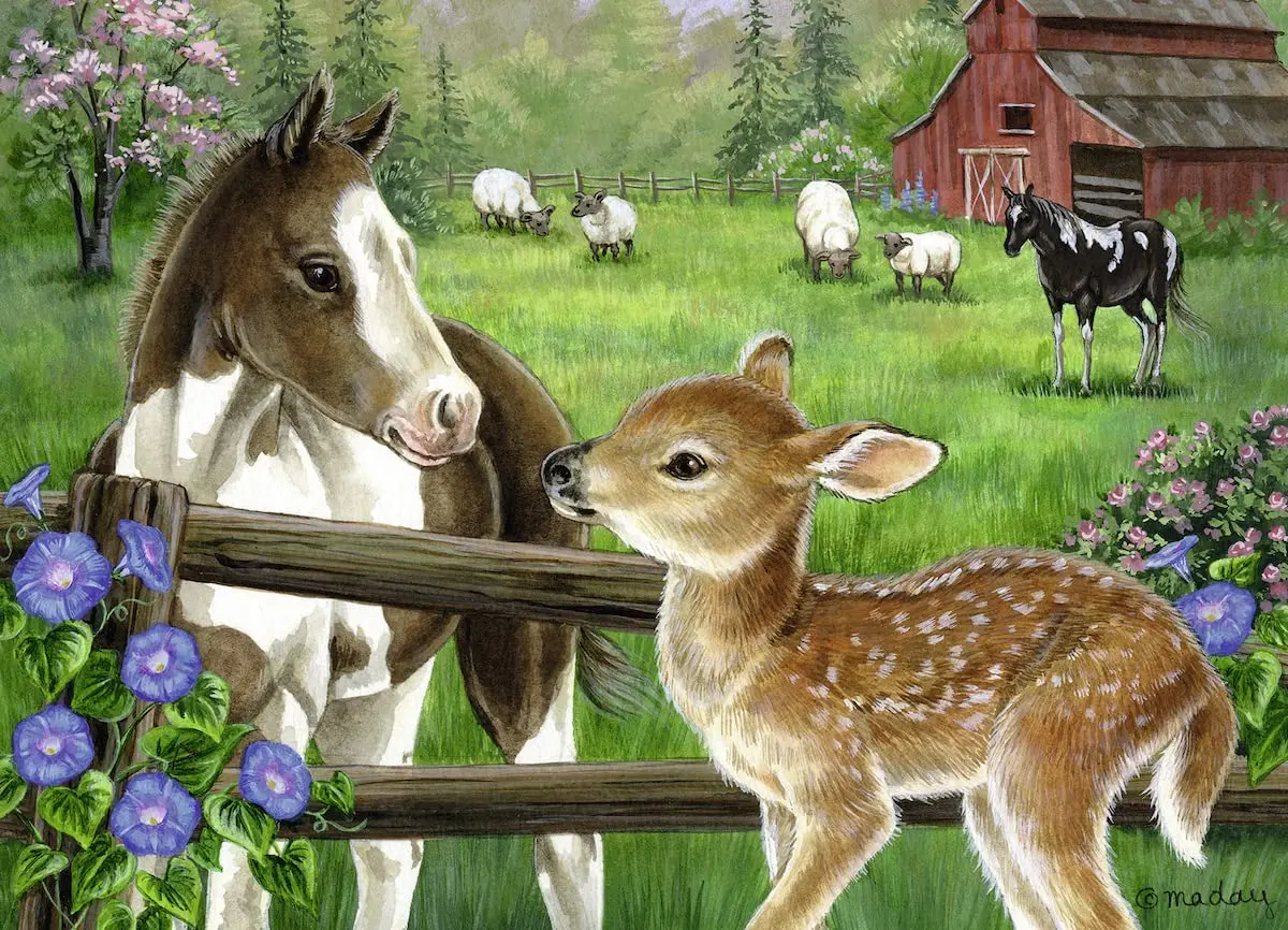 Ravensburger New Neighbors 60-Piece Jigsaw Puzzle 36cm x 26cm | Educational & Family Fun - main product image