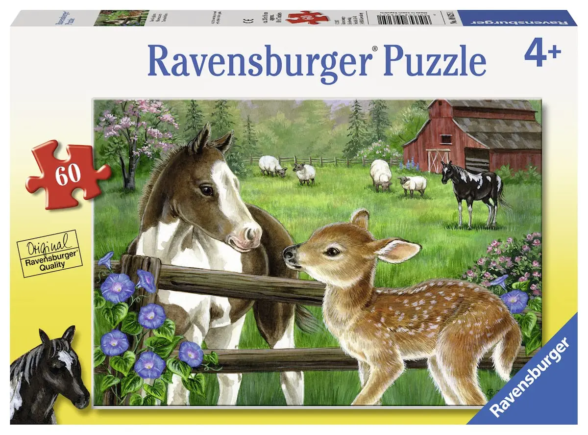 Ravensburger New Neighbors 60-Piece Jigsaw Puzzle 36cm x 26cm | Educational & Family Fun - view 2