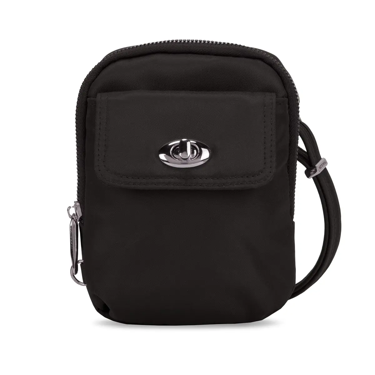 Travelon Anti-Theft Tailored Crossbody Phone Pouch Onyx | Stadium Approved Security for Essentials - main product image