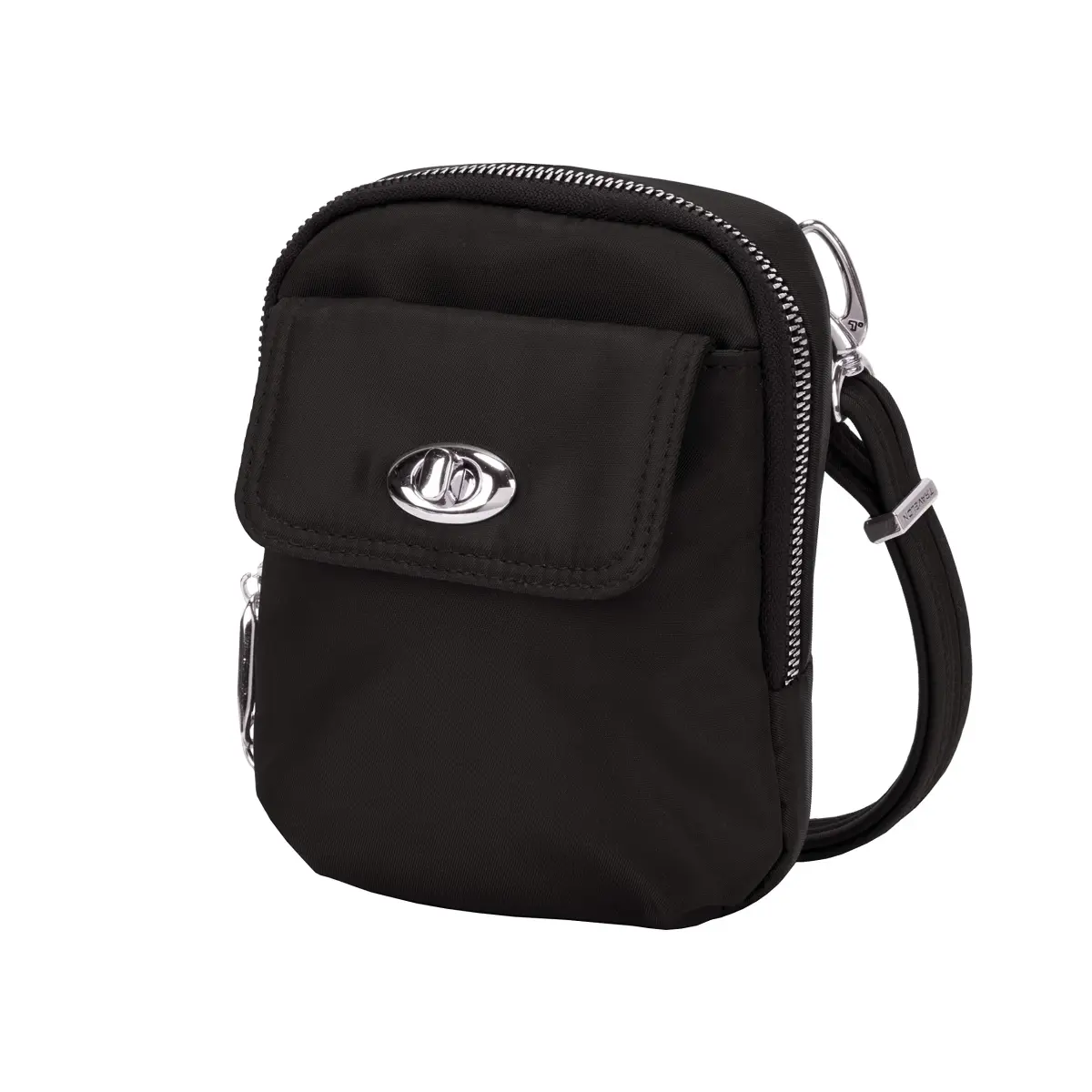 Travelon Anti-Theft Tailored Crossbody Phone Pouch Onyx | Stadium Approved Security for Essentials - view 7