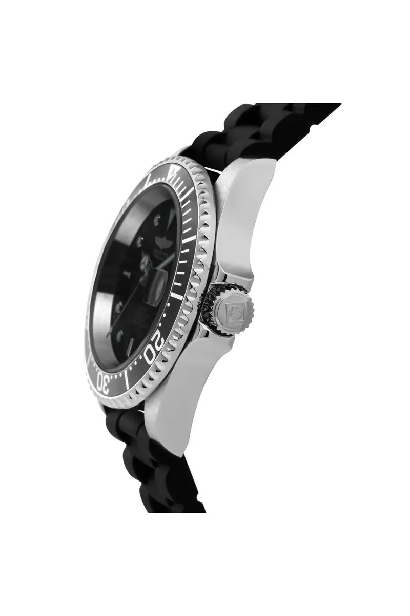 Invicta Men's Pro Diver Automatic Watch with Silicone Band, Black | 40mm Stainless Steel Case & 200M Water Resistance - view 3