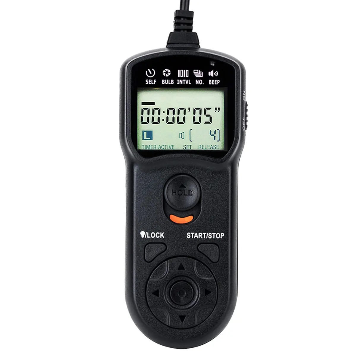 JJC TC-80N3 Intervalometer Timer Remote for Canon EOS R1 R5 Mark II R5 R3 6D II 7D | Exposure Control & Time-Lapse - main product image