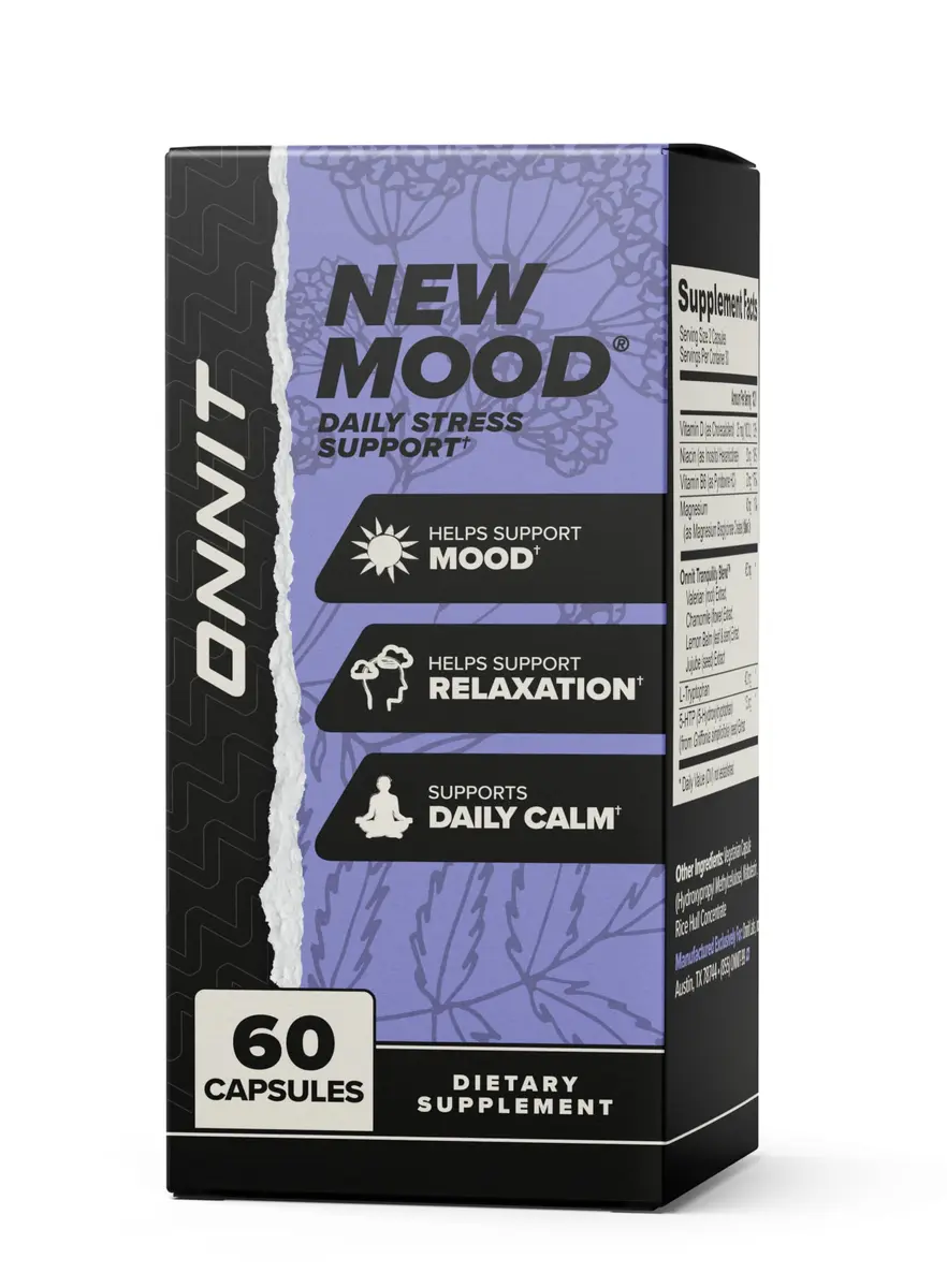 ONNIT New Mood Stress & Sleep Support Supplement with 5-HTP, 60 Count | Mood & Sleep Support - view 2