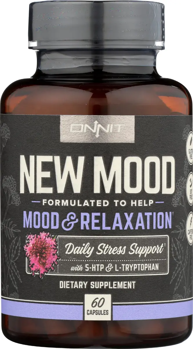 ONNIT New Mood Stress & Sleep Support Supplement with 5-HTP, 60 Count | Mood & Sleep Support - view 4