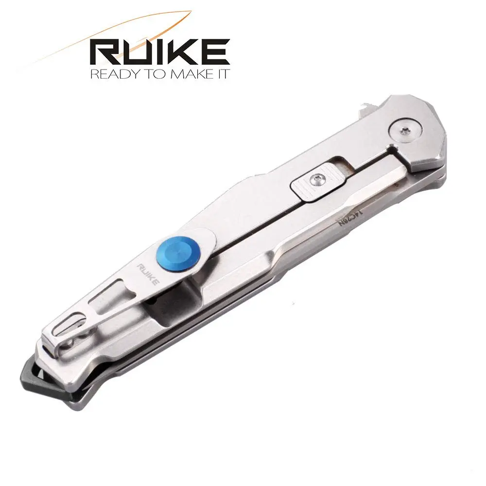 Ruike Tactical Pocket Knife for Men Folding Knife Frame Lock 14C28N Steel 3.5" | Compact Tactical Utility - view 6