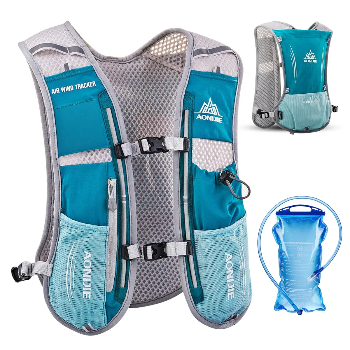 TRIWONDER Hydration Pack Water Vest 5L | Lightweight, Breathable & Adjustable for Running & Hiking - main product image