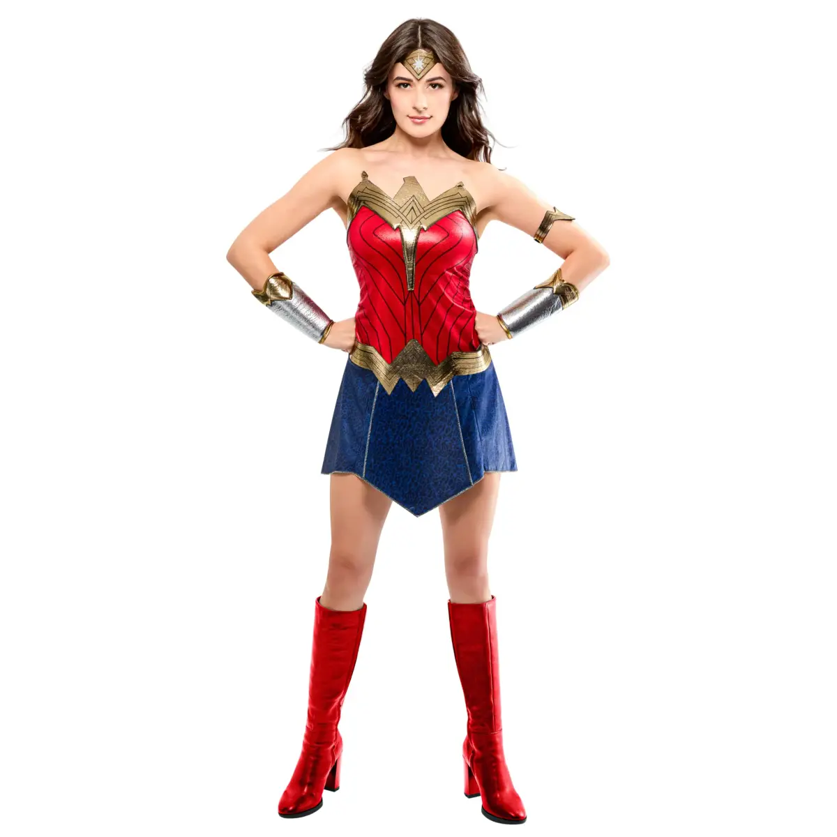 Rubies DC Wonder Woman Movie Costume for Adults, Women's Medium Red/Blue | Officially Licensed Cosplay Outfit - main product image