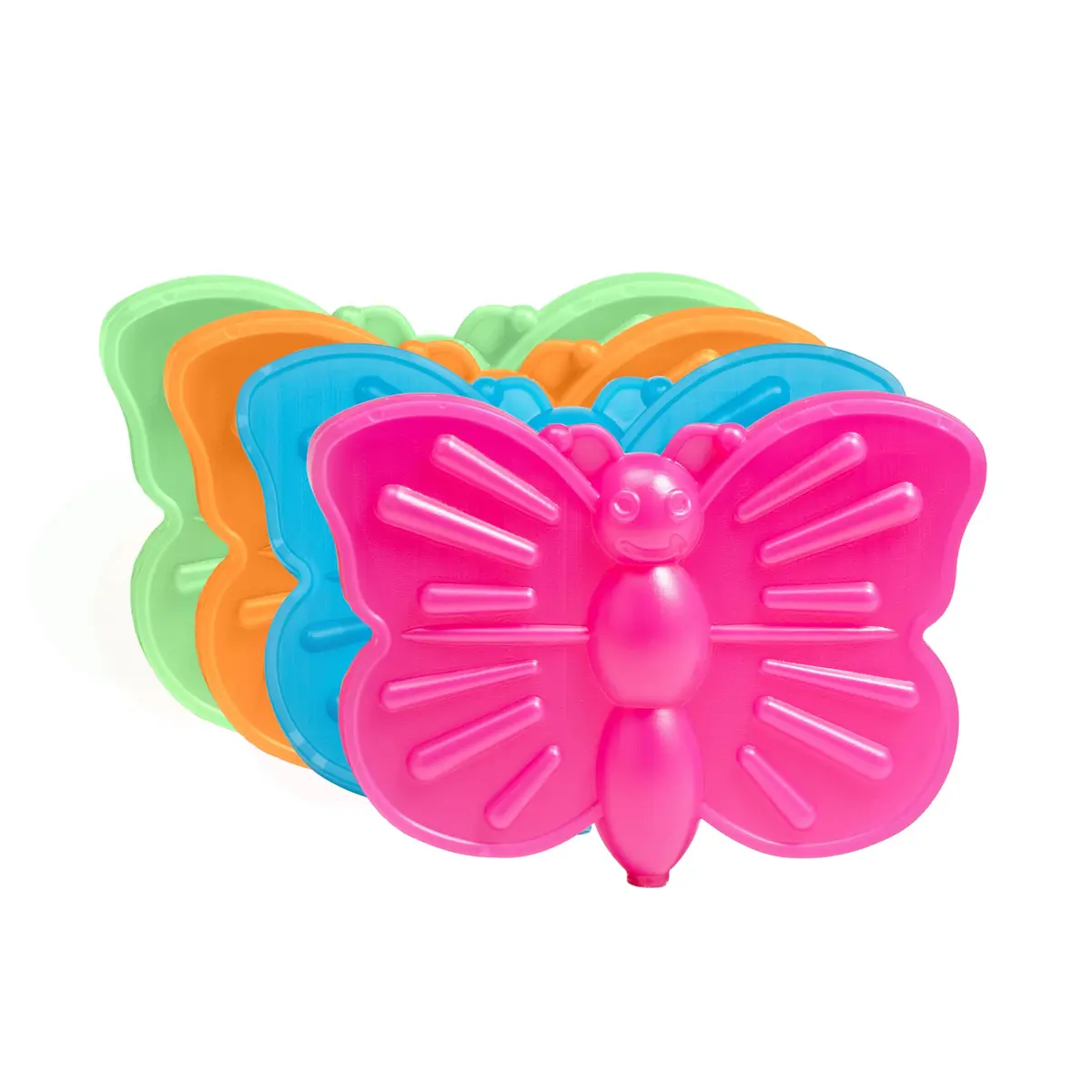Fit & Fresh Reusable Kids Lunch Box Ice Packs 4pk | Slim Butterfly-Shaped, BPA-Free, Compact & Powerful Cooling (70-120 chars) - view 2