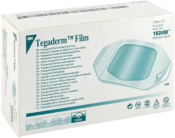 3M Tegaderm Transparent Film Dressing 2 Boxes | Waterproof, Breathable, Sterile, Conformable Skin Cover - view 2
