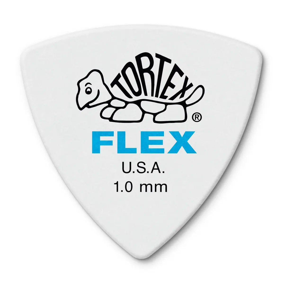 Jim Dunlop Tortex Flex Triangle Pick 1.0mm 72 Pack | USA-Sourced Guitar Plectrums - main product image